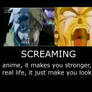 anime sceaming