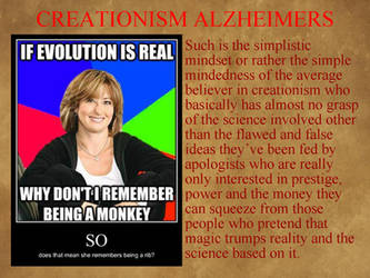 Creationism LXXXVII - Pretense of Selective Memory by uncledon