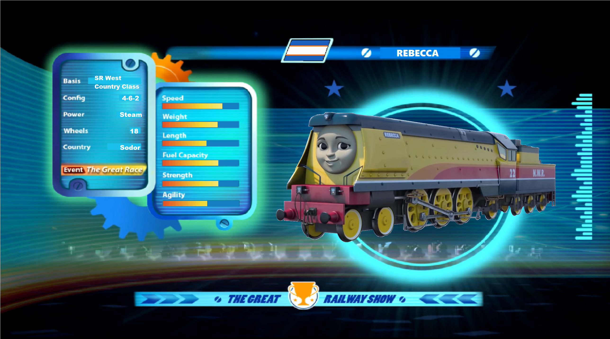 Rebecca in the Great Railway Show by Traininspector11G2 on DeviantArt