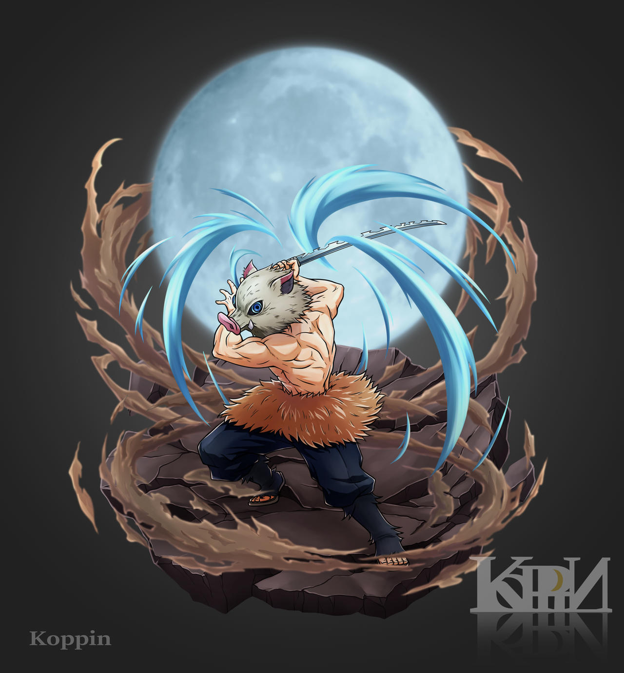 Descibe Inosuke Inosuke_Demon Slayer by Koppinx101 on DeviantArt