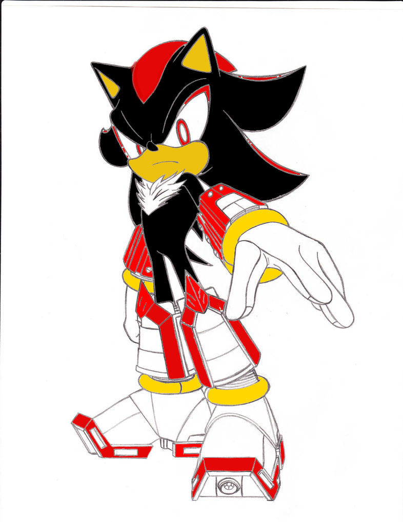 Shadow the Hedgehog Colored by orphen20 on DeviantArt