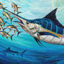 Blue Marlin and Tuna by Bryan Collins