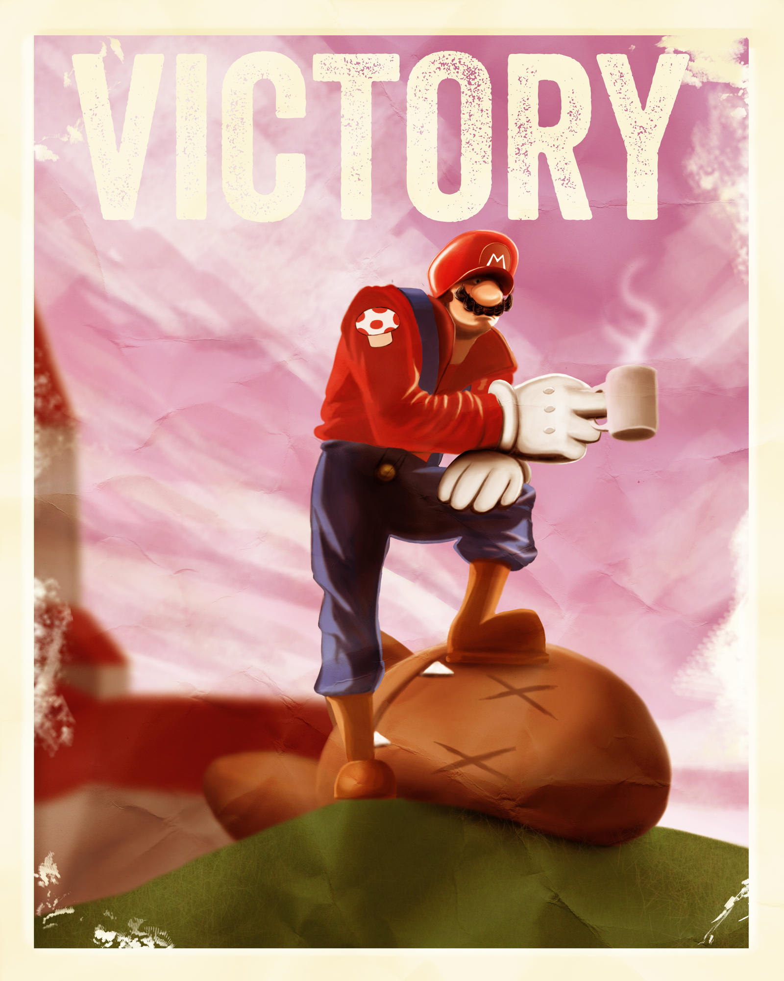 Mario Solider Team Fortress 2 Mario Soldier Poster by InstantCole on DeviantArt