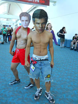 Edward Cullen and Jacob Black Cosplay San Diego CC