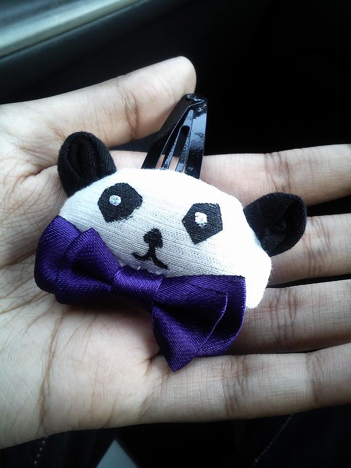 Panda Hair clip