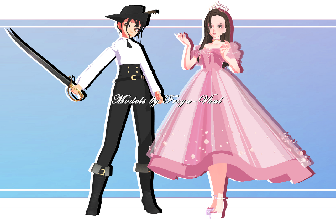 Knightress Eri x Princess Melanie by FreyaVhal on DeviantArt