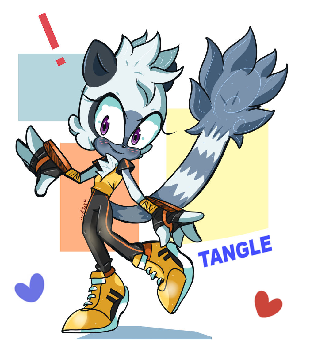 Tangle the Lemur by piink-rose on DeviantArt