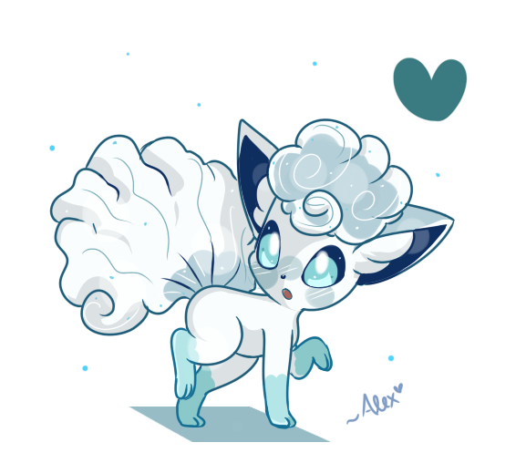 Alolan Vulpix by piink-rose on DeviantArt