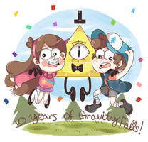 10 years of Gravity Falls