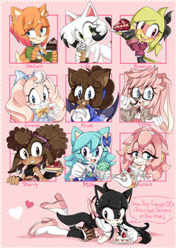 friends and desserts! :3
