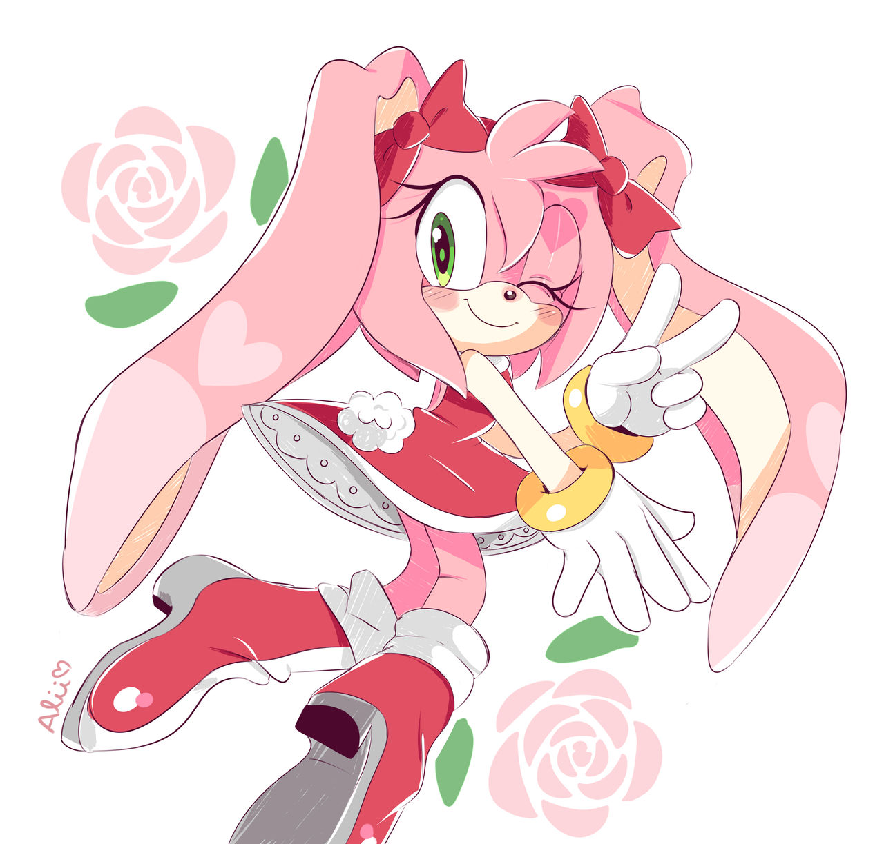 Amy Rabbit Cat bunny Amy by piink-rose on DeviantArt