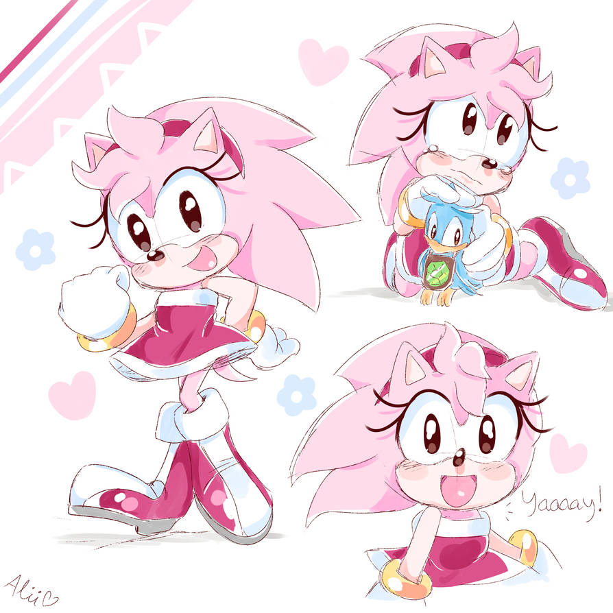 Amy First Design Sonic Adventure Amy's first concept! :D by piink-rose on DeviantArt