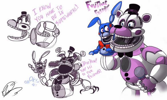 Funtime Freddy Sketch Dump | Sister Location