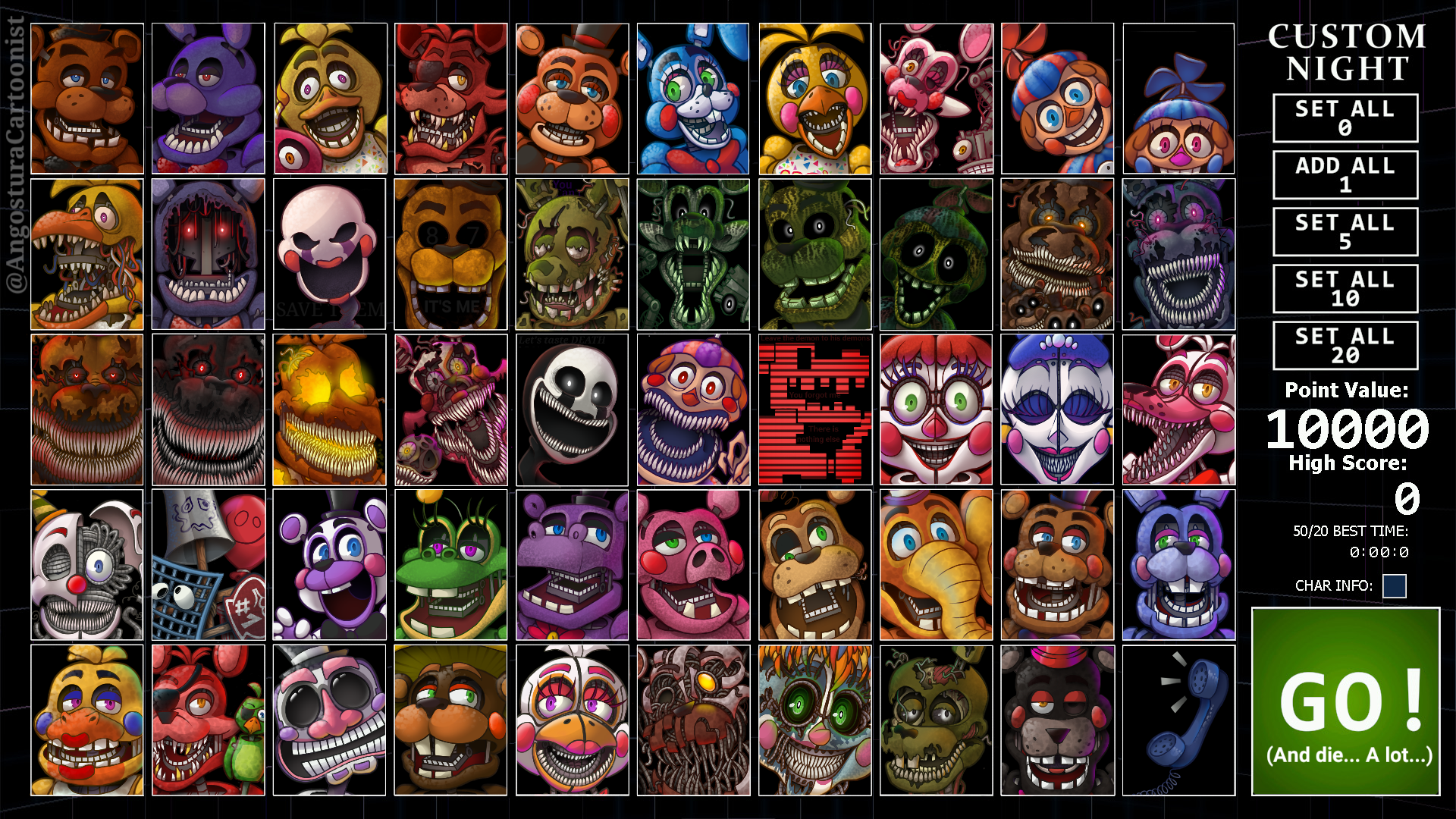 Ultimate Custom Night  My style by AngoDrag0n on DeviantArt