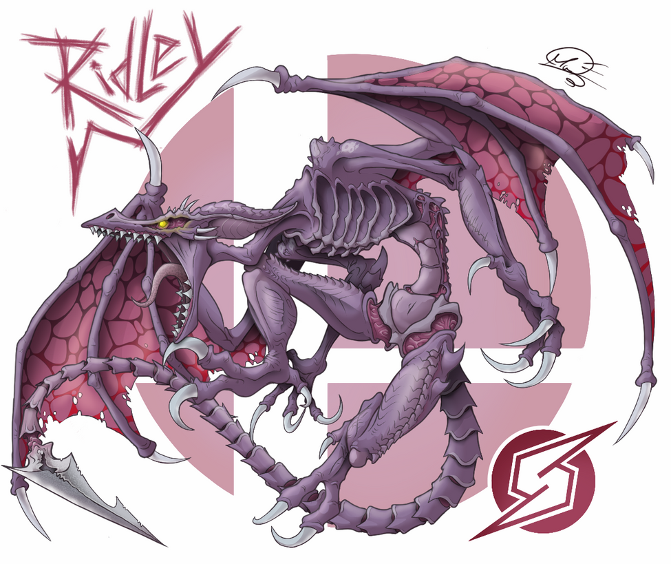 Ridley | Super Smash Bros Ultimate by AngosturaCartoonist on DeviantArt