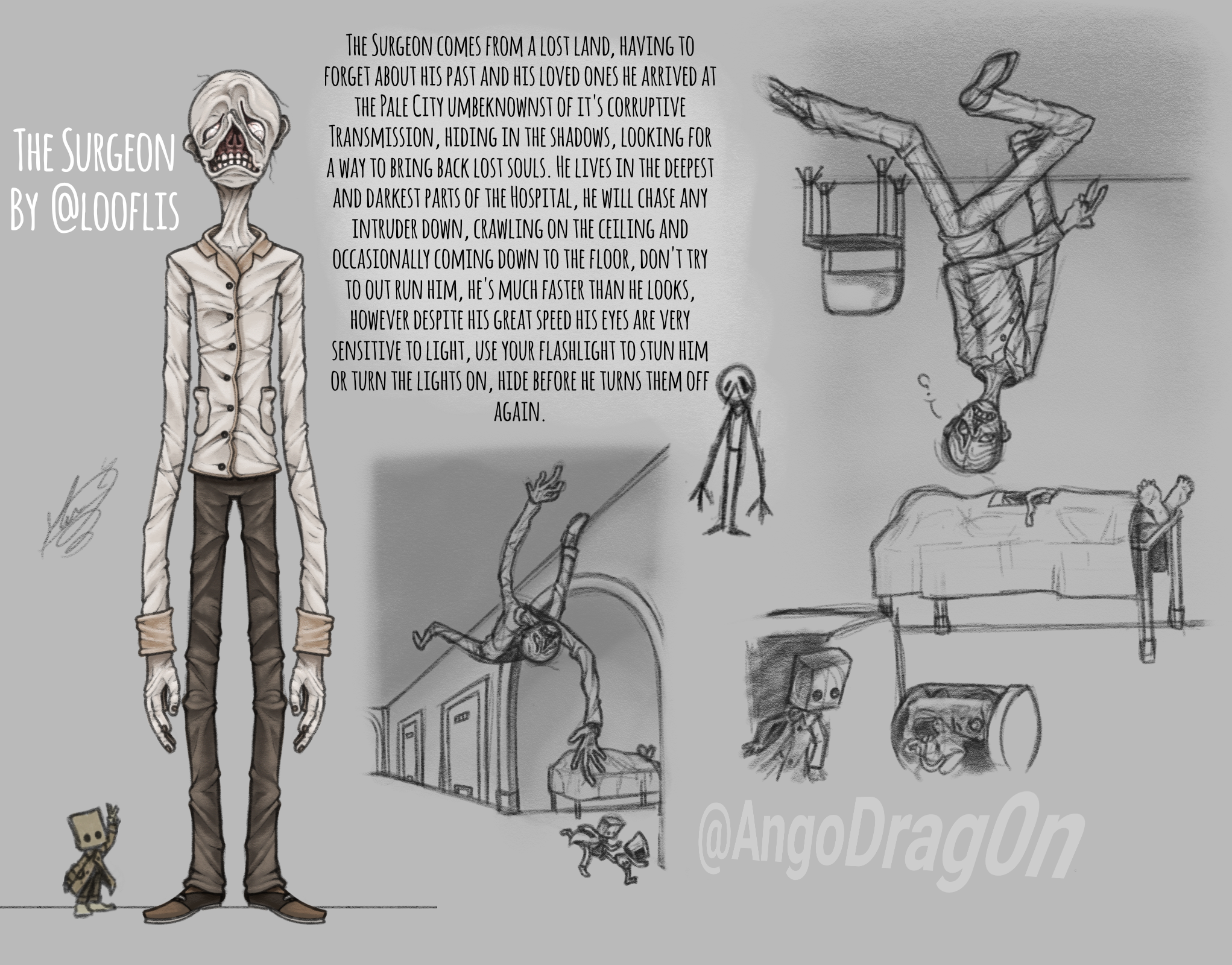 Fan Made Concept Art Of The Doctor Little Nightmares II (Not Made