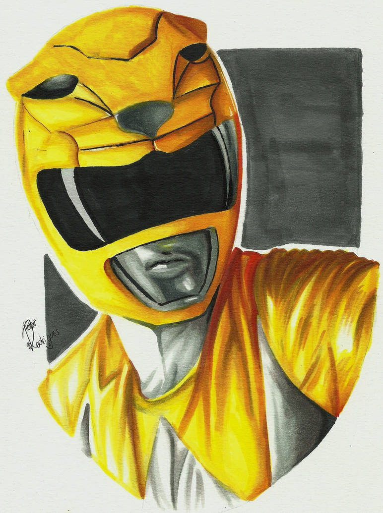 Mighty Morphin' Power Rangers - Yellow Ranger by ovictorrodrigues on ...