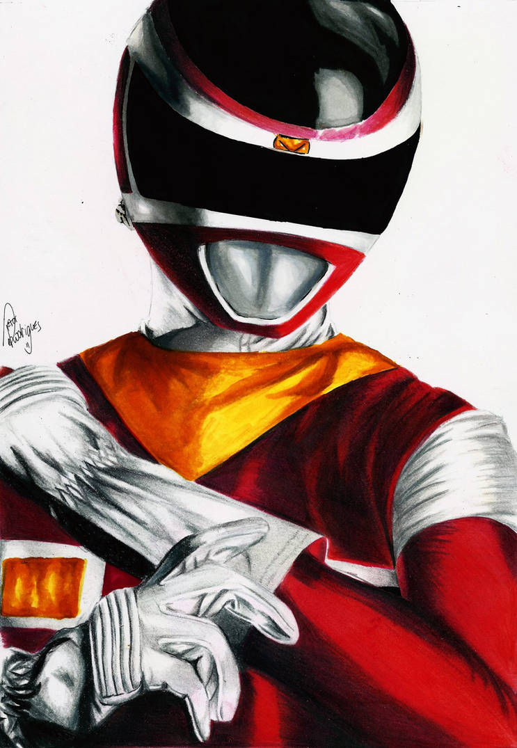 Power Rangers In Space - Red Space Ranger by ovictorrodrigues on DeviantArt