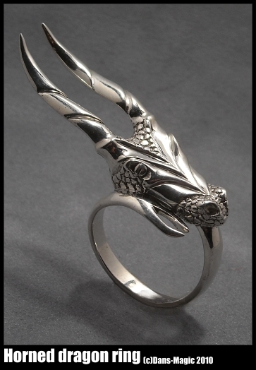 Horned Dragon Ring