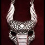 large dragon mask pendant