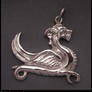 Celtic dragon pendant