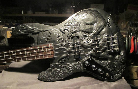 Werewolf Bass guitar - Complete - Body shot by EagleWingGallery