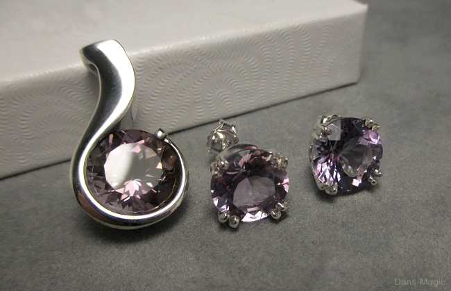 Ametrine pendant and earring set