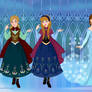 Maddie, Emily, and Julia in Frozen (gift)
