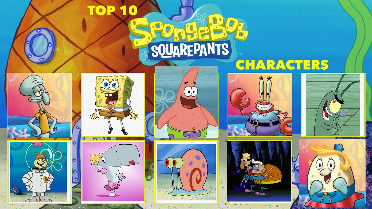 spongebob seven deadly sins characters