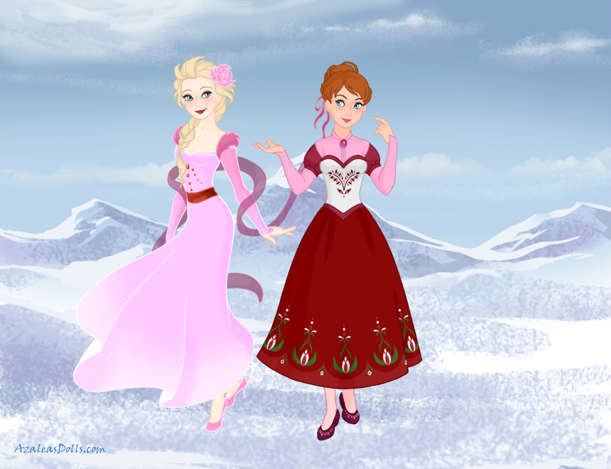 Valentine Princess - Elsa and Anna by MagicMovieNerd on DeviantArt