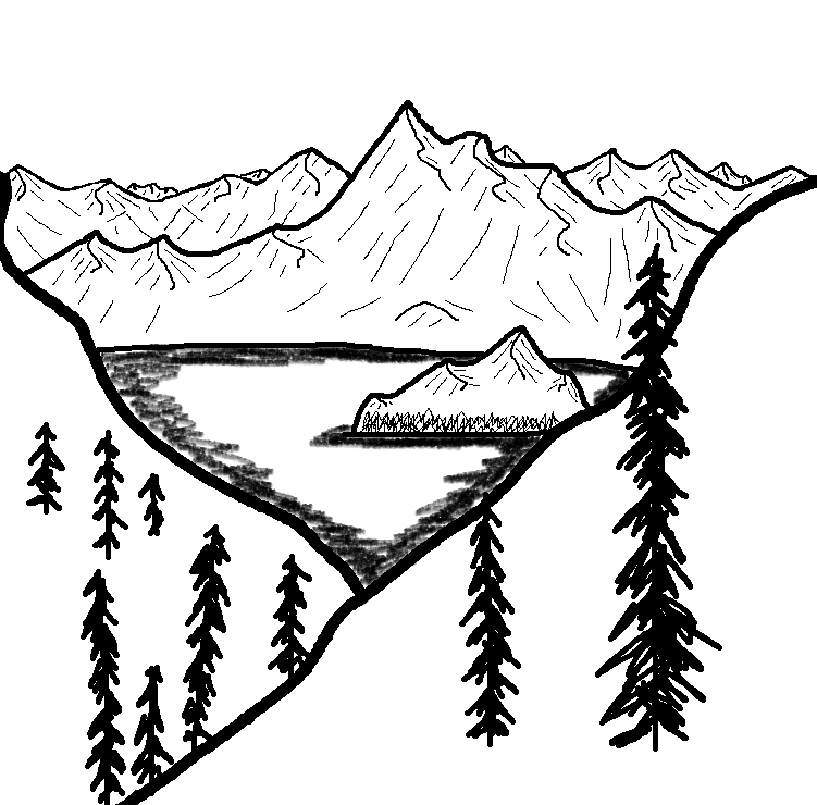 Easy landscape sketch deals