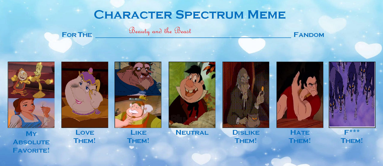 BatB Character Spectrum by MagicMovieNerd on DeviantArt