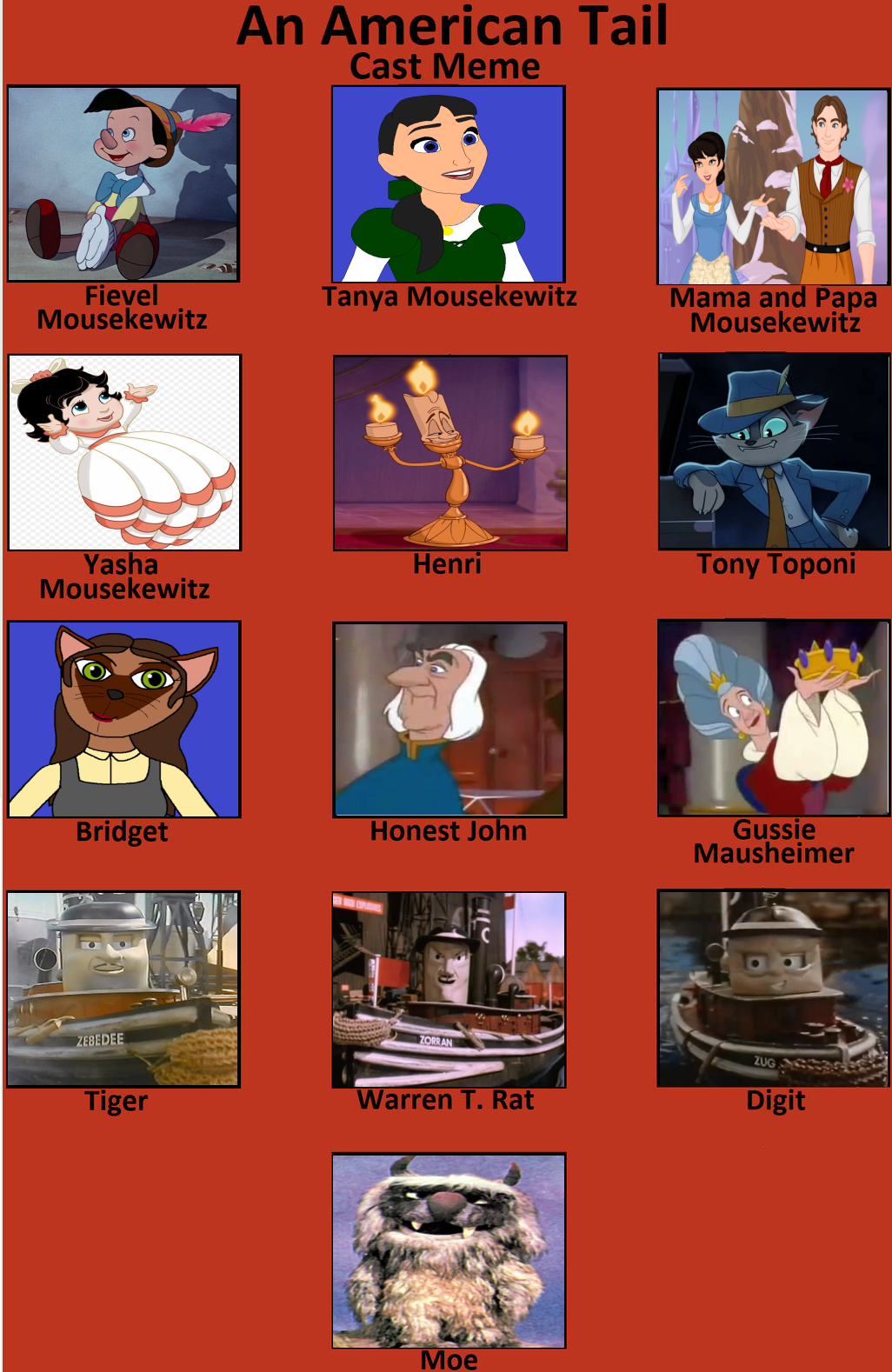 My American Tail Recast by MagicMovieNerd on DeviantArt
