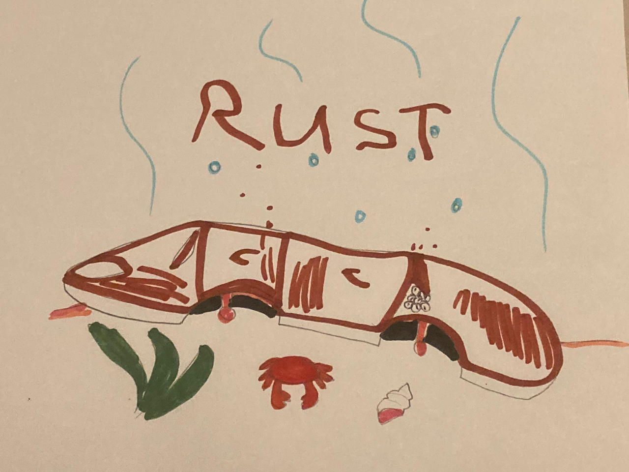 Inktober 23 - Rust by MagicMovieNerd on DeviantArt