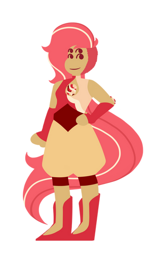 Rhodochrosite - Save the Light! by LeesiGalaxy Rhodochrosite - Save the Light! by LeesiGalaxy