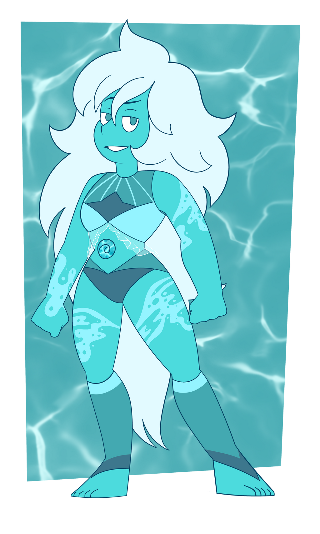Custom Gem Adopt: Larimar! by LeesiGalaxy