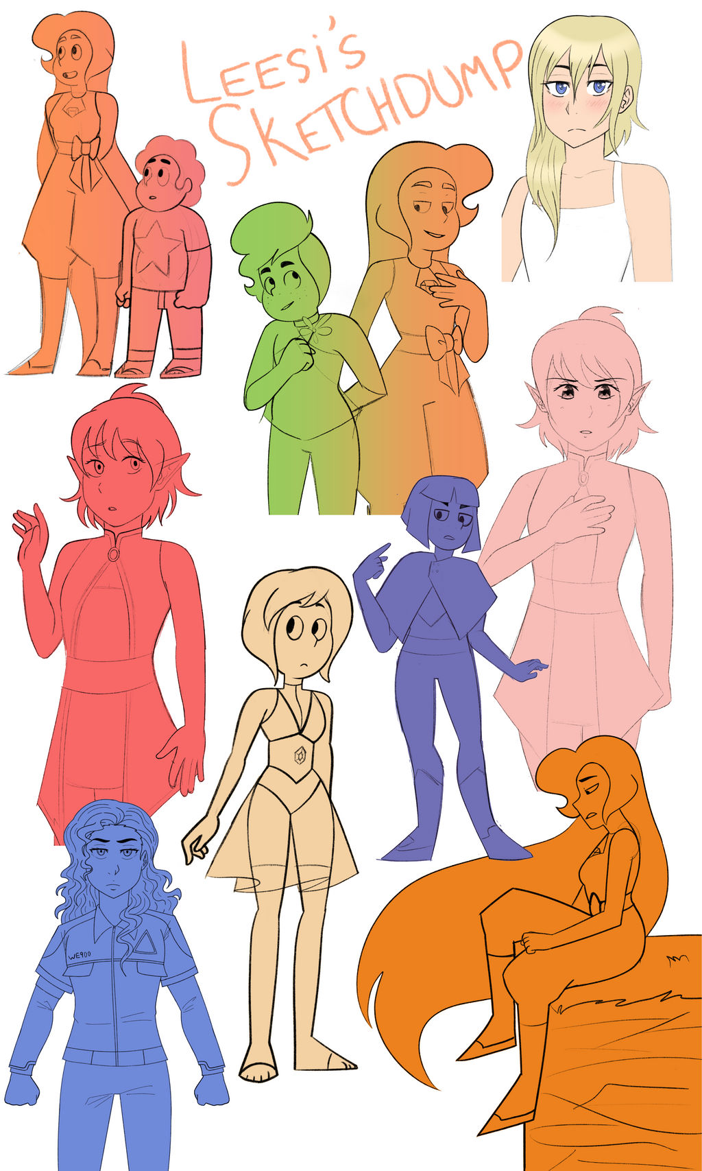 End Of 2018 Sketchdump by LeesiGalaxy