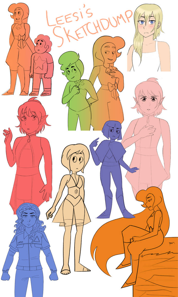End Of 2018 Sketchdump by LeesiGalaxy