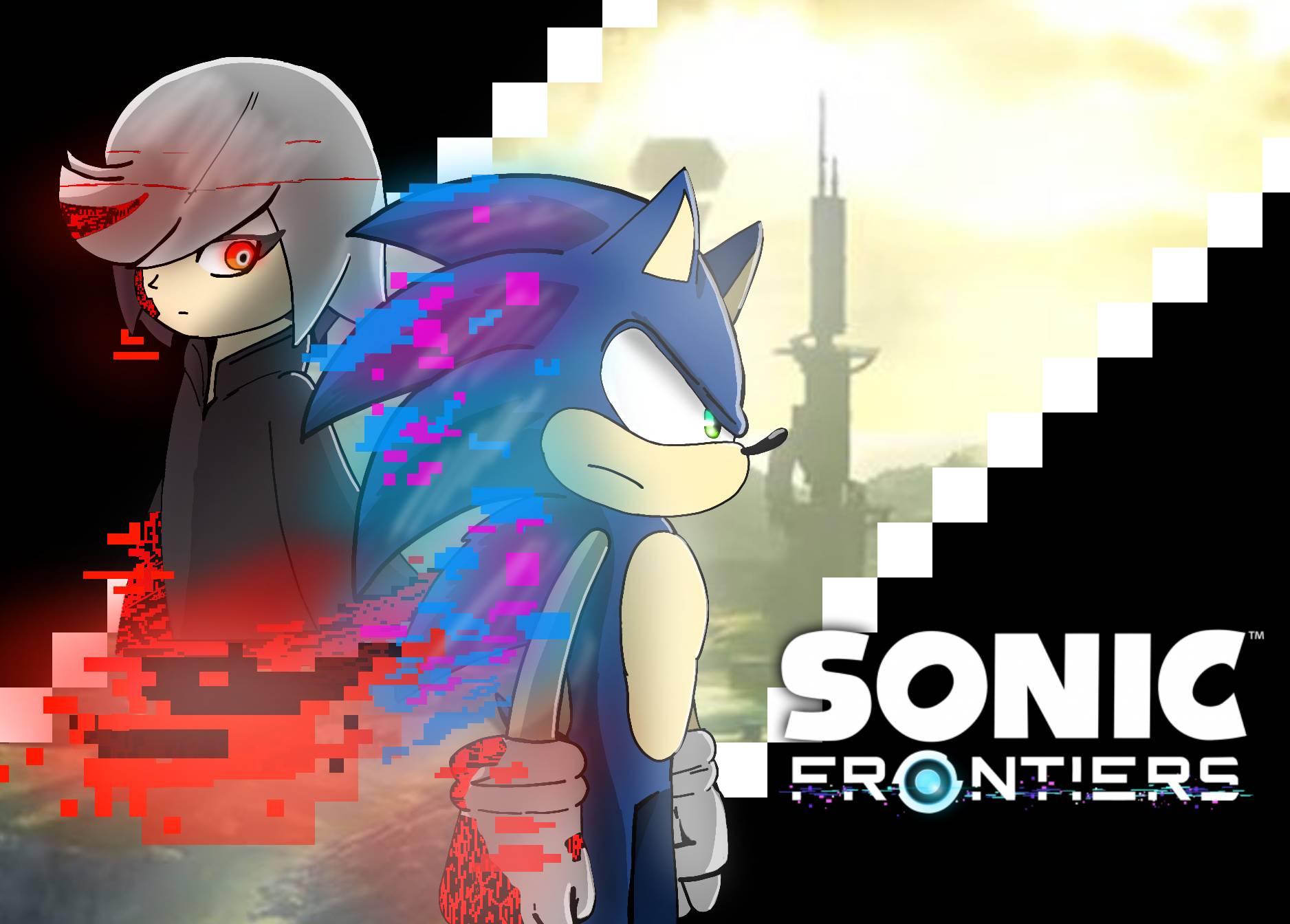 Who are these two characters in Sonic eyx by shadowXcode on DeviantArt