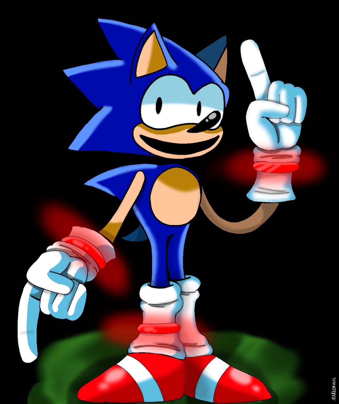 rewrite sonic fnf by Marlondilgo on DeviantArt