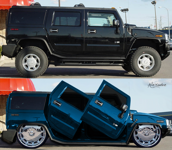 Hummer H2 LowRider by MrPeanuts on DeviantArt