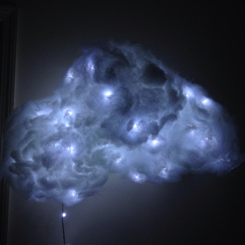 DIY LED Cloud Light.