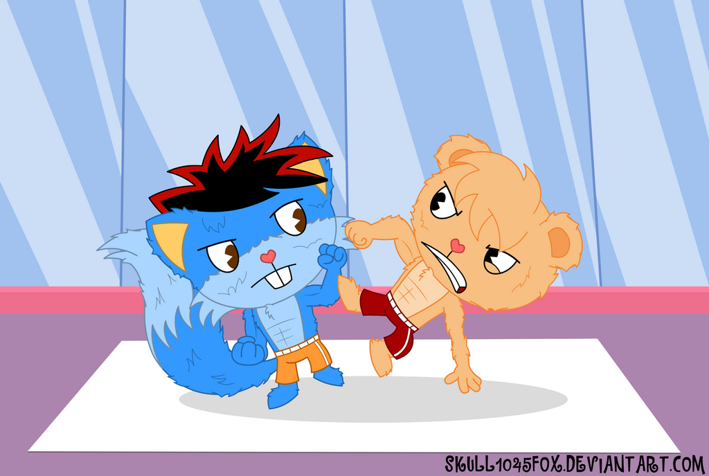 Htf Dog Cub HTF Alex and Cub Fighting by skull1045fox on DeviantArt