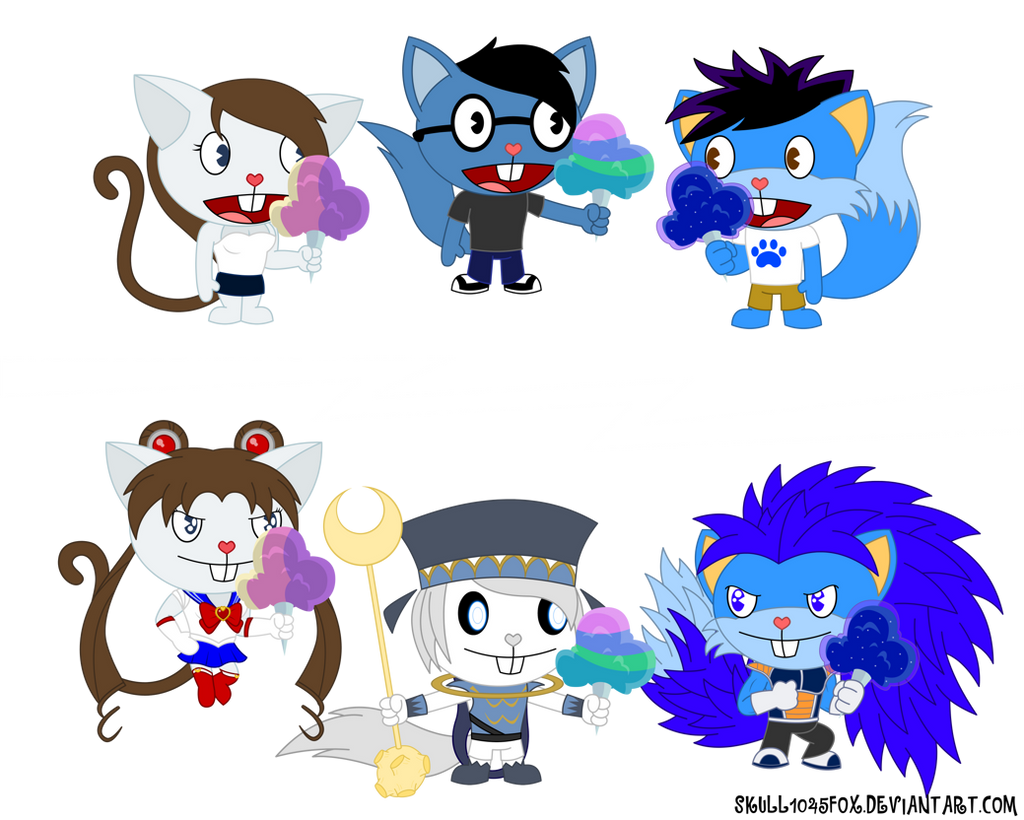 HTF Art-Trade: Cotton Candy by skull1045fox on DeviantArt