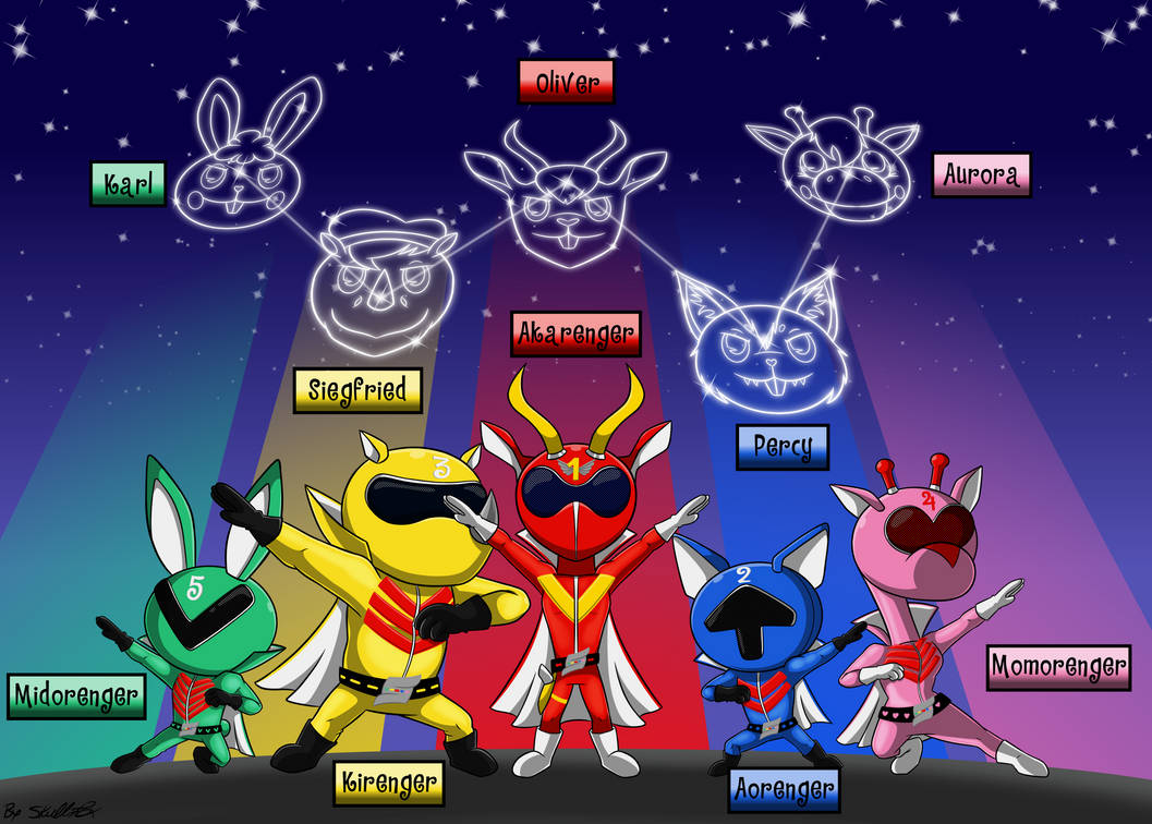 HTF Himitsu Sentai Goranger/PR: Secret Agents by skull1045fox on DeviantArt