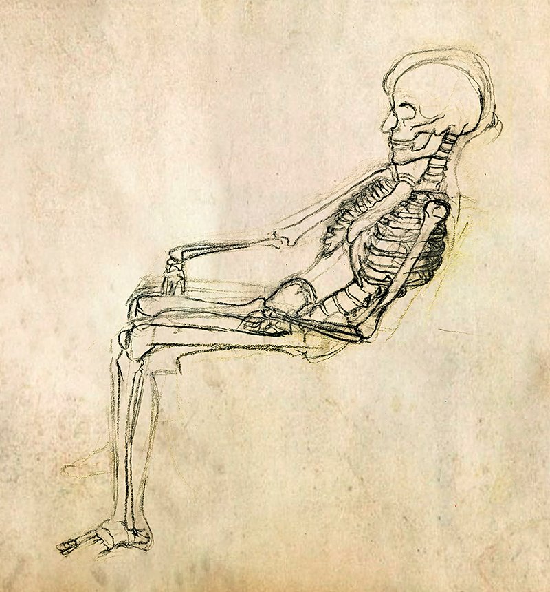 Скелет механизма. Скелет сидит. Скелет анатомия сидячий. Скелет сидя.