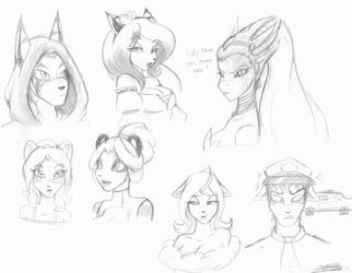 Character doodlies