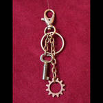 Steampunk Keychain - L. Copper by TempusFrangit