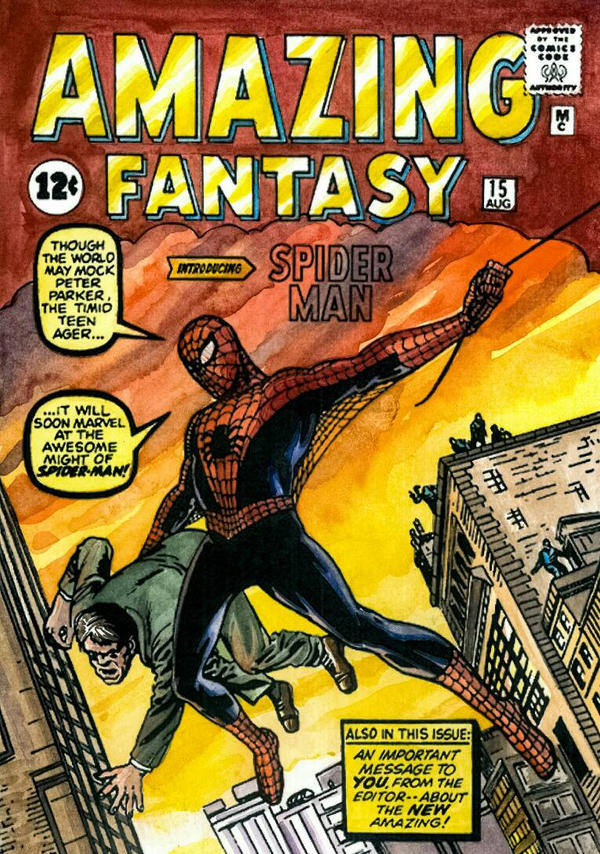 Amazing Fantasy 15 Cover By IntoTheSpaceOfComics On DeviantArt amazing-fantasy-15-cover-by-intothespaceofcomics-on-deviantart