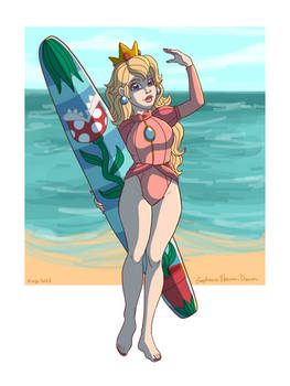 Surfer Princess Peach